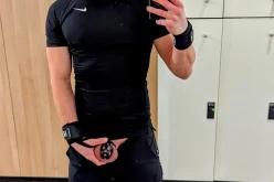 Selfie avant l'entraînement 😉